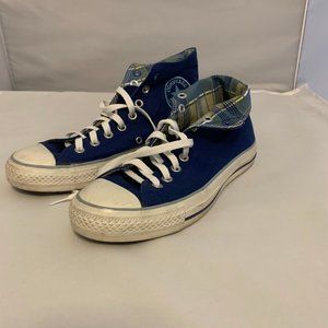 Women’s Size 9 Fold Over Converse High Top Chucks